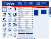 Tablet Screenshot of getprint.com